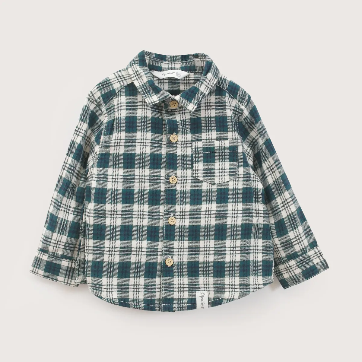OPALINE - Camisa Infant Niño Verde