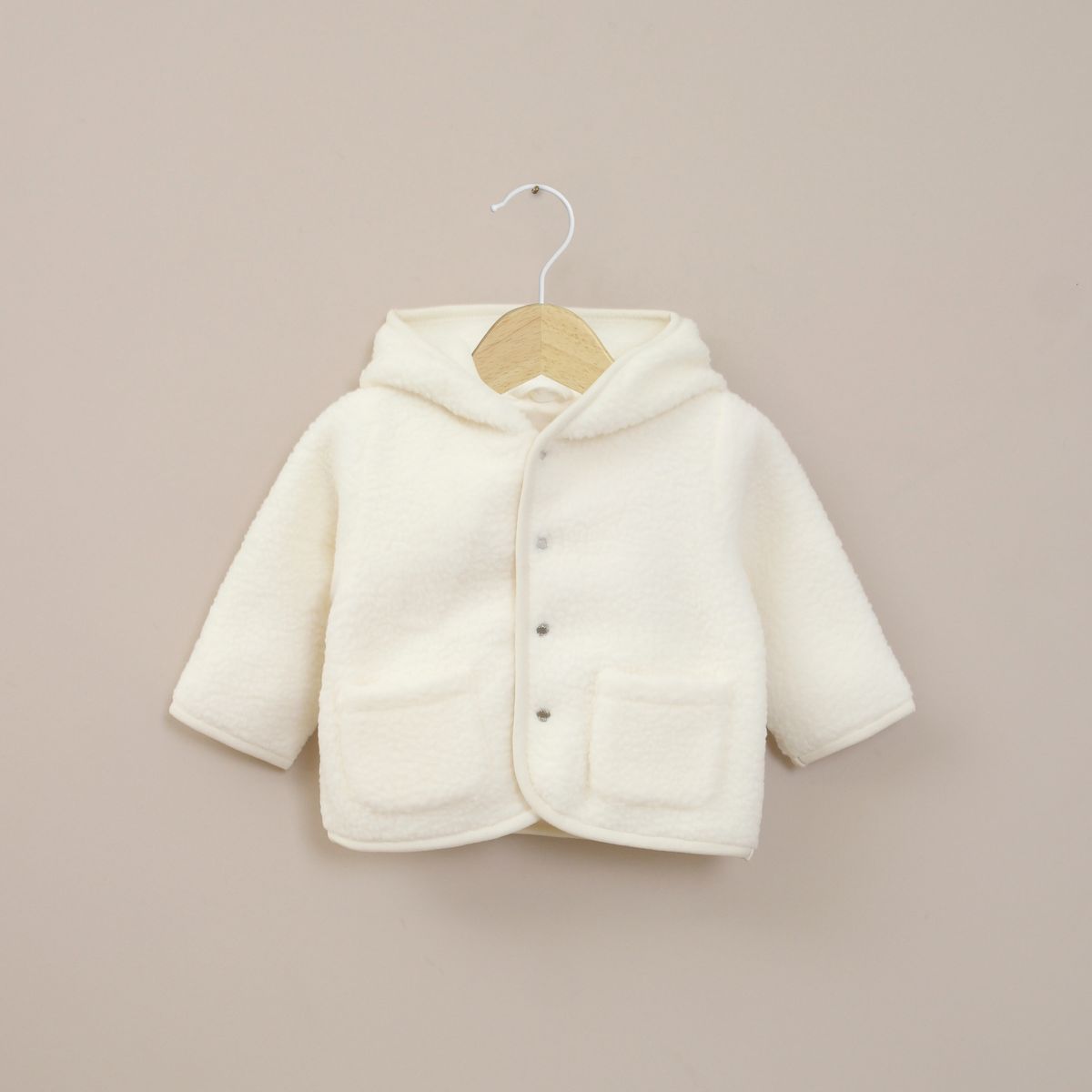 OPALINE - Chaqueta Bebe Unisex Blanco