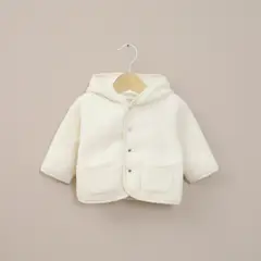OPALINE - Chaqueta Bebe Unisex Blanco
