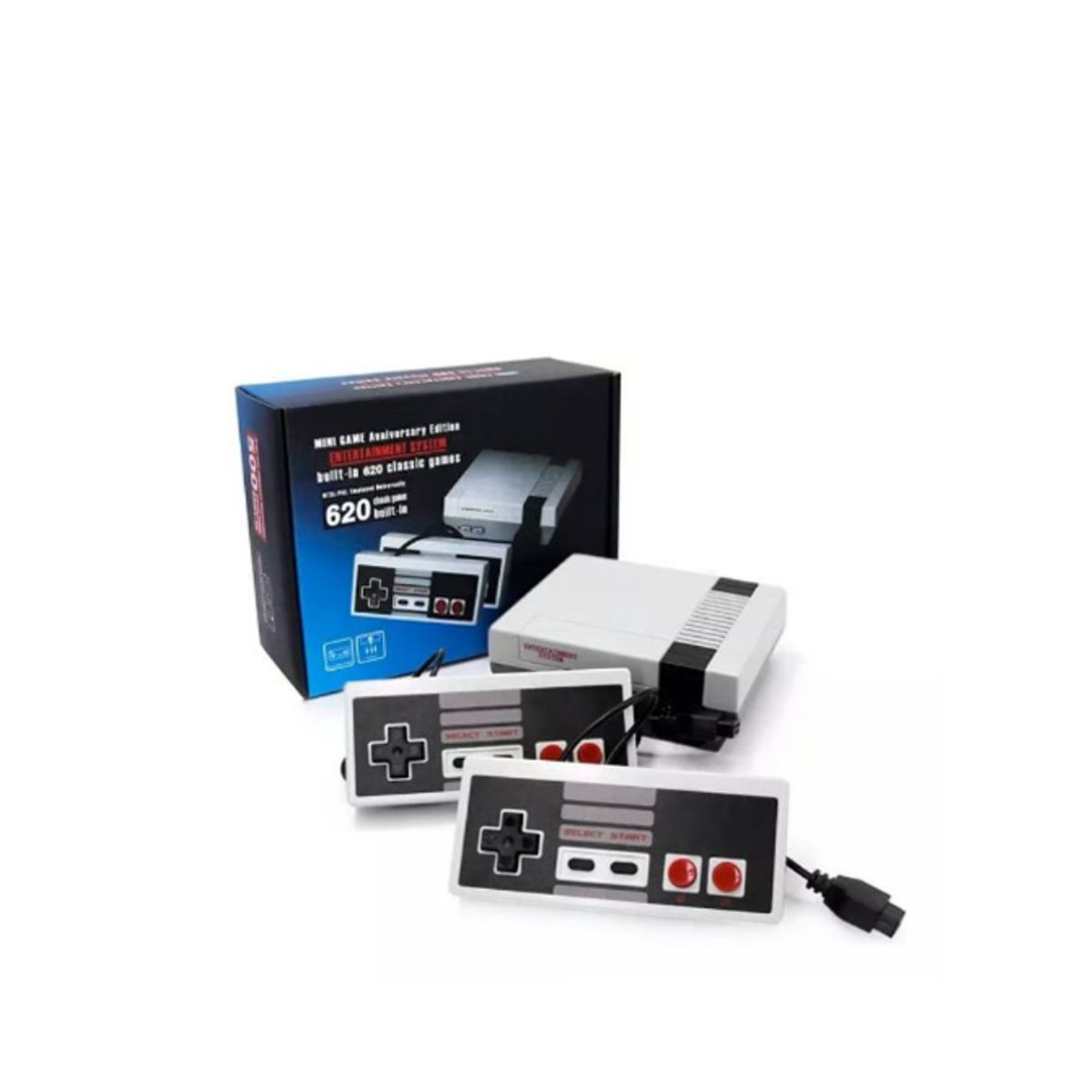 Consola video juegos retro 620 juegos vintage AV, marca GENERICO - Foto Principal