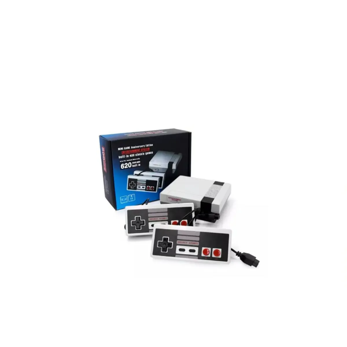 Consola video juegos retro 620 juegos vintage AV, marca GENERICO - Foto Principal