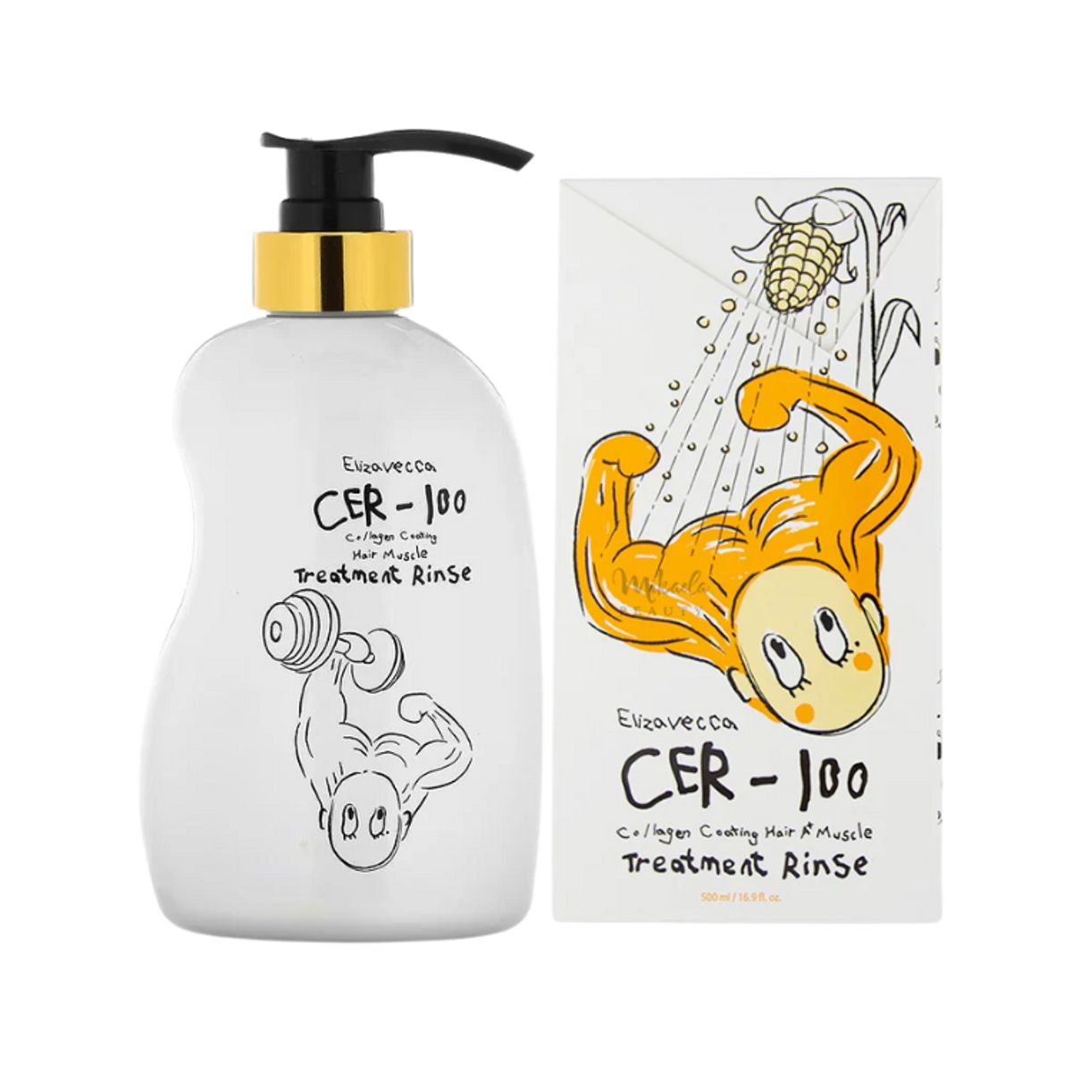 ELIZAVECCA - Acondicionador con Colágeno Reparador Hair A+ Muscle Rinse 500ml Elizavecca