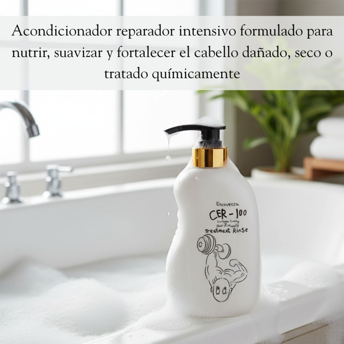 ELIZAVECCA - Acondicionador con Colágeno Reparador Hair A+ Muscle Rinse 500ml Elizavecca