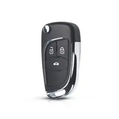 GENERICO - Carcasa Control De Llave 3 Botones Compatible Con Chevrolet