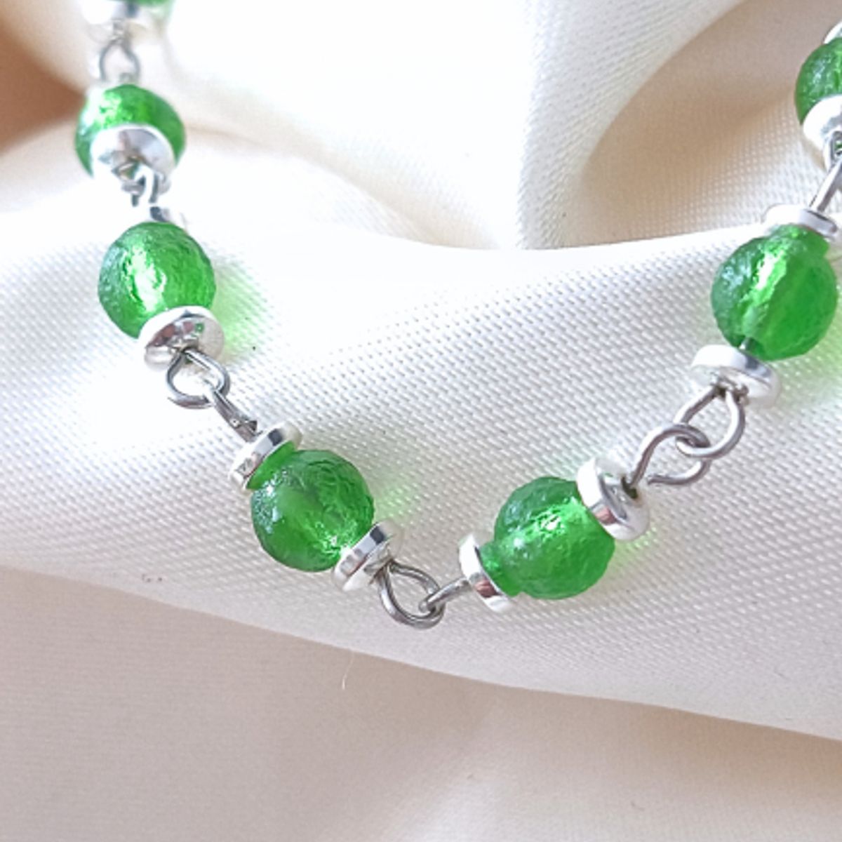 GENERICO - Pulsera de piedra Moldavita