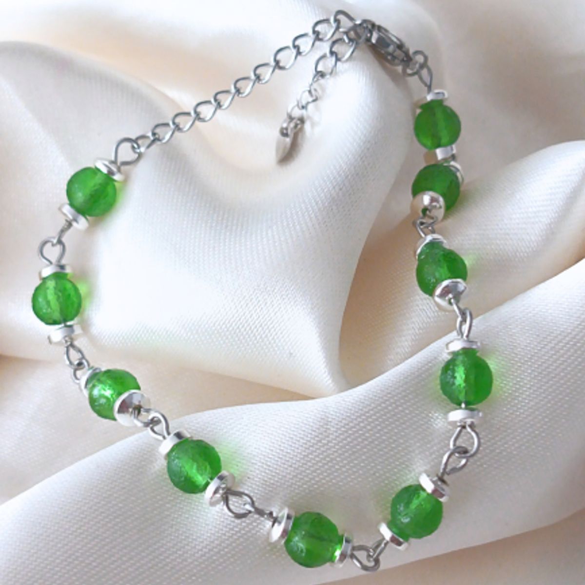 GENERICO - Pulsera de piedra Moldavita
