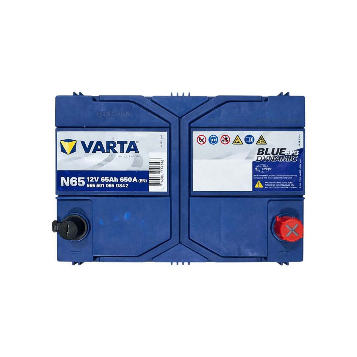 GENERICO - Batería de Auto 65 Ah Positivo Derecho 650 CCA Star Stop