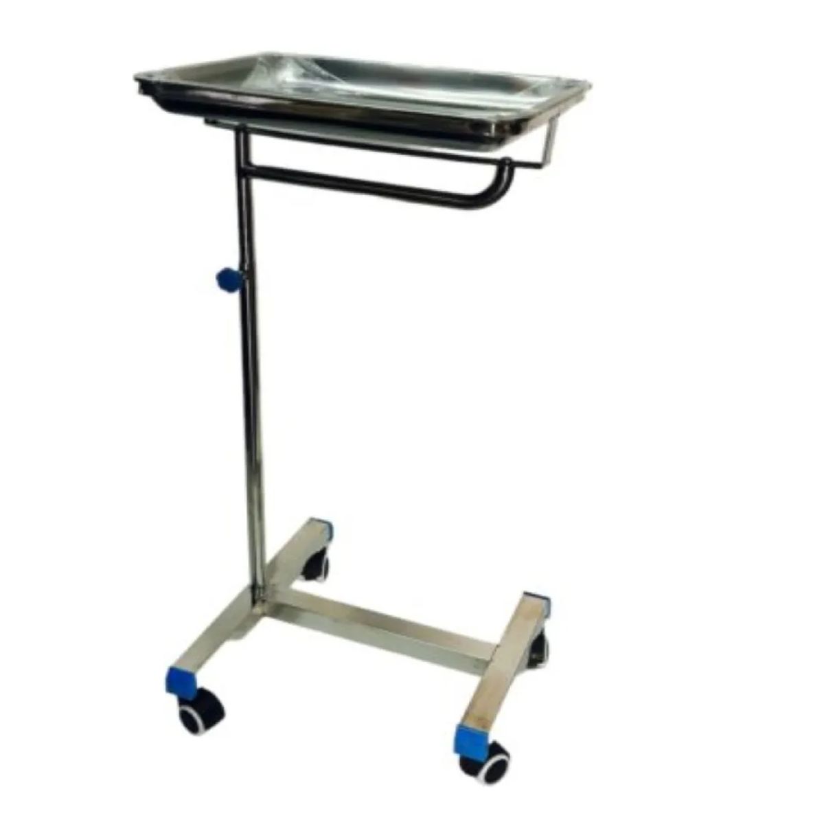 GENERICO - Mesa Auxiliar Clinica Mayo Acero Inoxidable Altura Ajustable