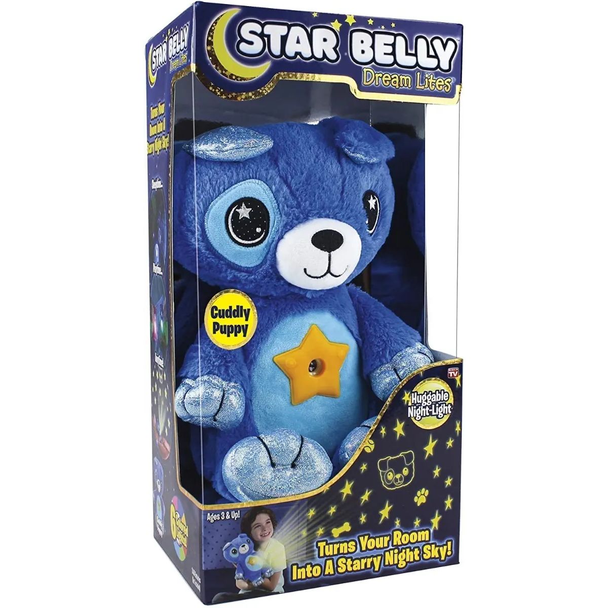 MOVI - PELUCHE APEGO CON LUZ Y MÚSICA STAR BELLY DREAM LITES PUPPY