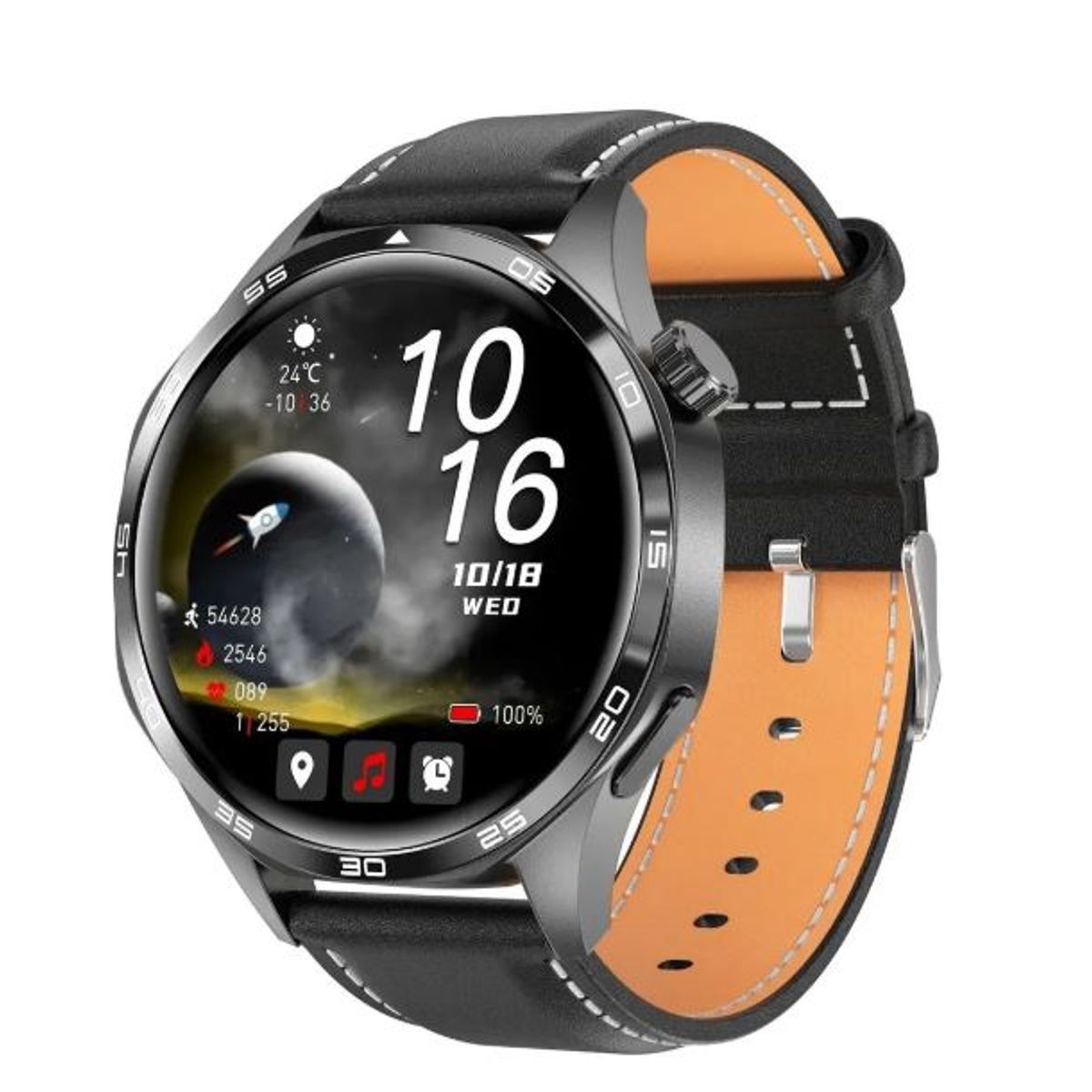 GENERICO - Smartwatch GT5 PRO Llamadas BTH 5 Monitoreo Salud  IP67 Compatible IOS Android Doble Correa