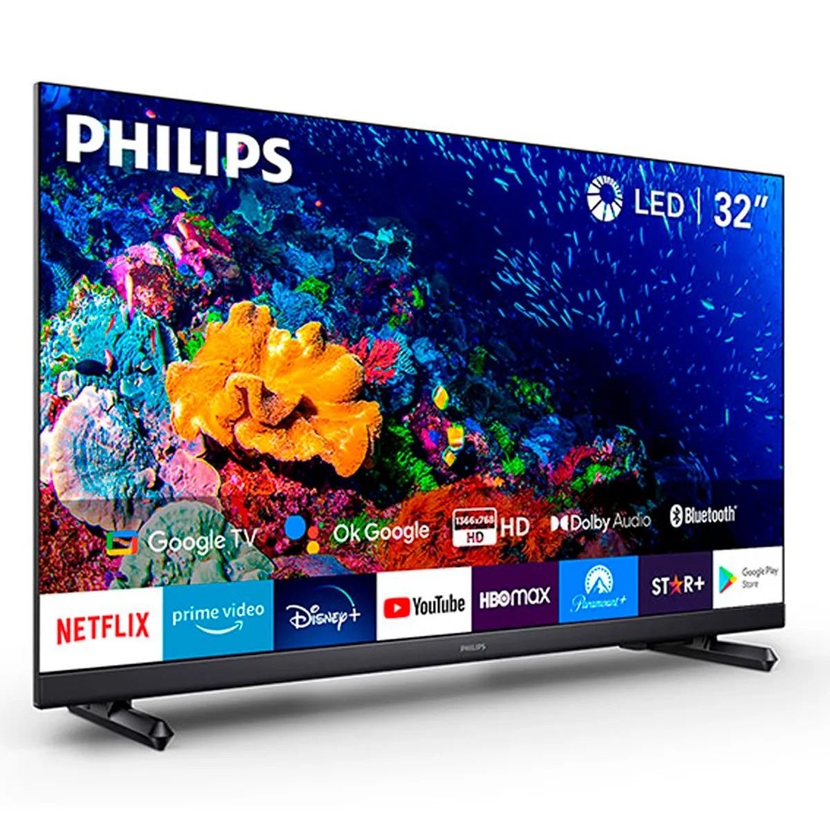 PHILIPS - Smart Tv Philips Led Hd 32" 32phd6918-43 - Caja Reciclada