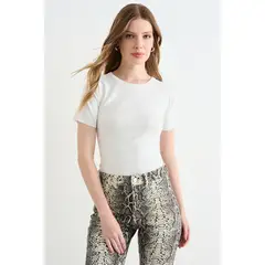 ASH - Polera Tejida Mujer Crudo