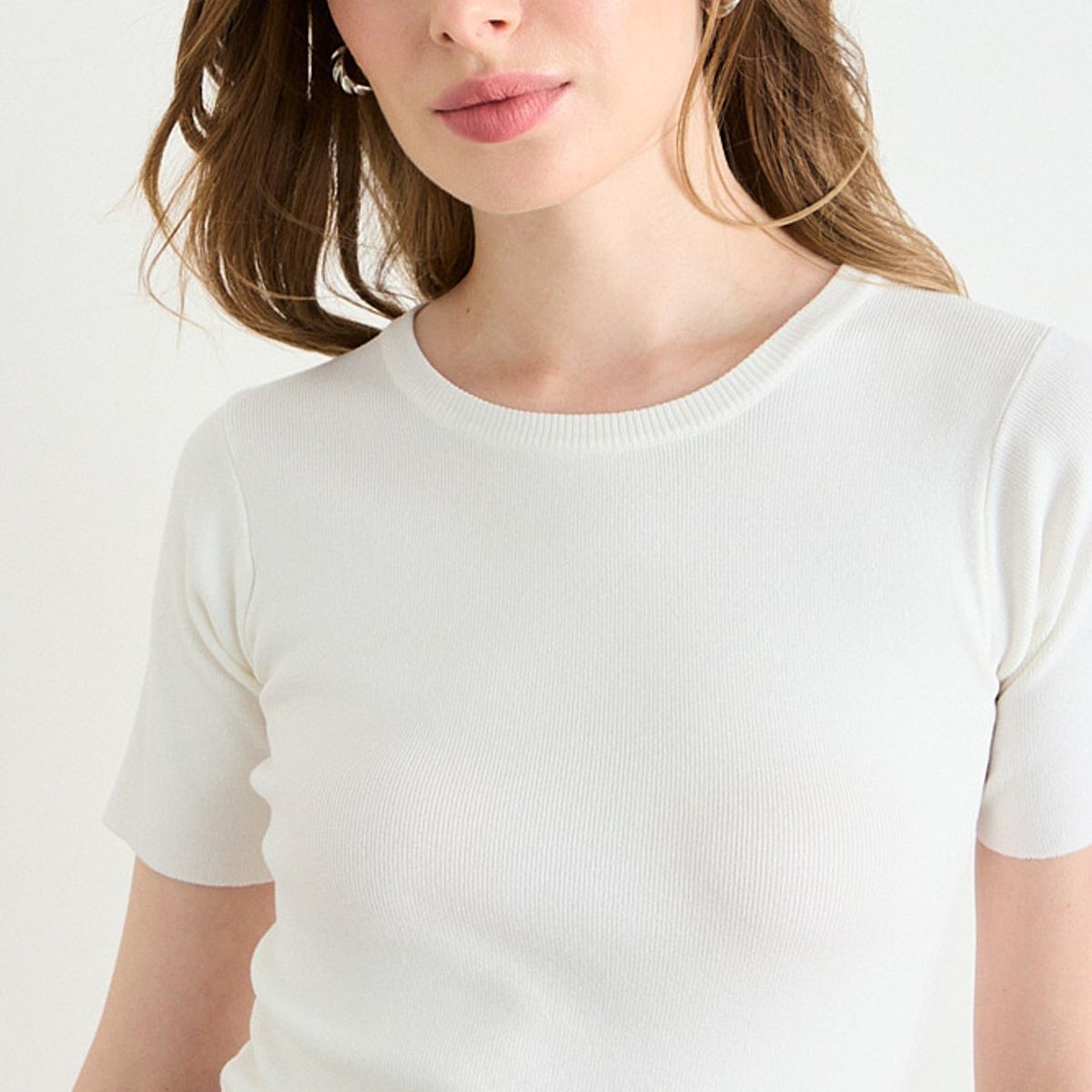 ASH - Polera Tejida Mujer Crudo Ash