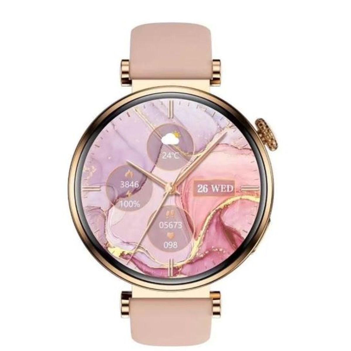 GENERICO - Reloj Inteligente DS5 Pantalla HD 143” llamadas Bth monitoreo de salud Doble Correa Compatible