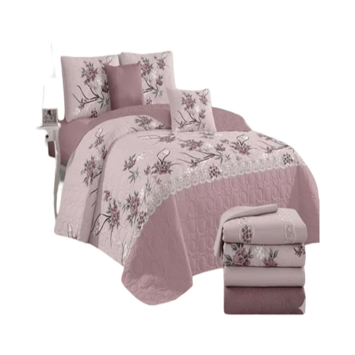 GENERICO - SET SABANA CON CUBRECAMA PLAZA Y MEDIA S88