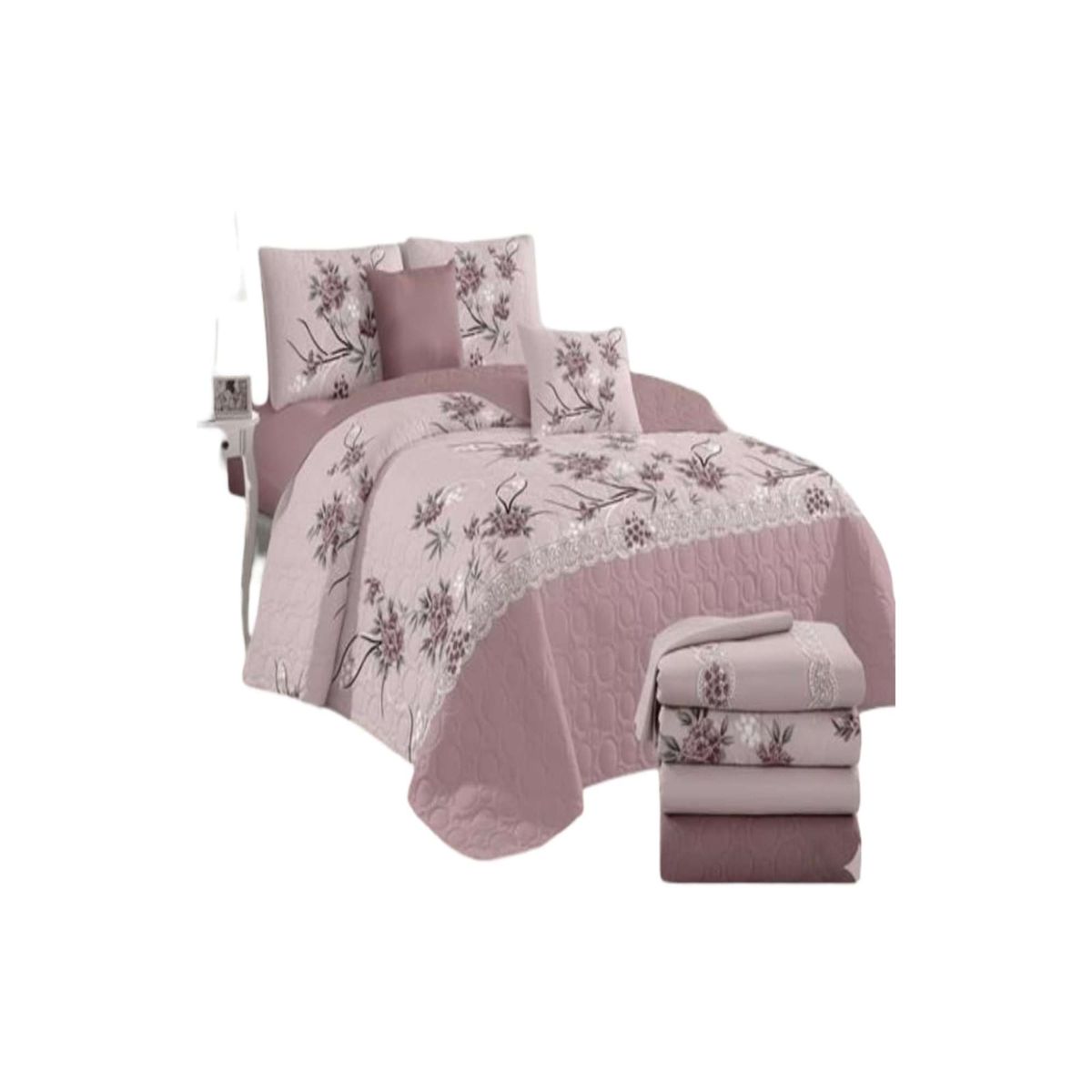 GENERICO - SET SABANA CON CUBRECAMA PLAZA Y MEDIA S88