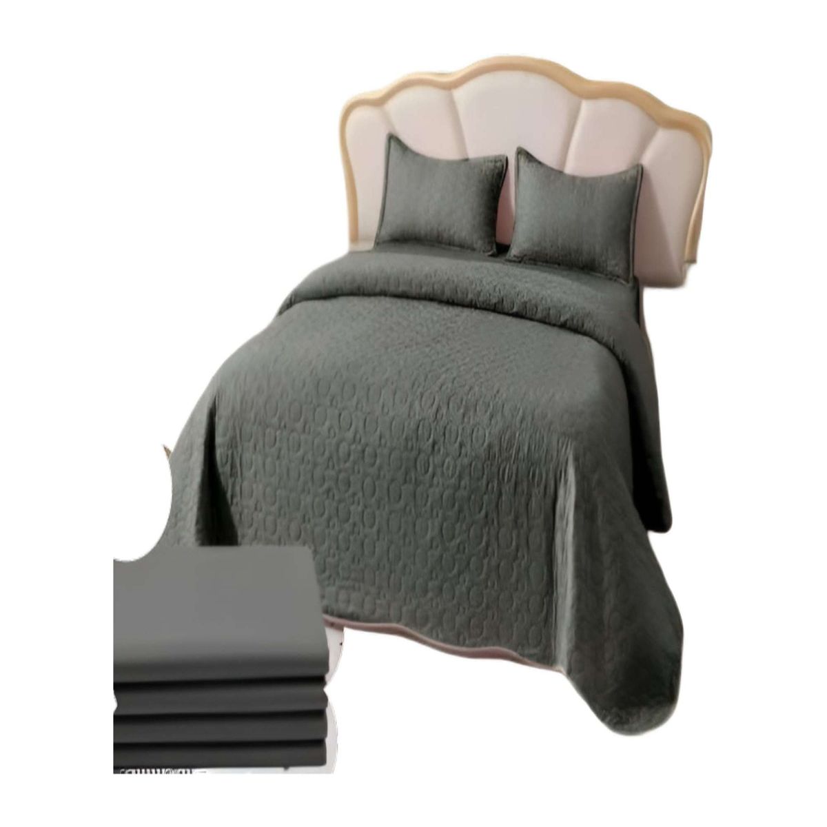 GENERICO - SET SABANA CON CUBRECAMA KING S141
