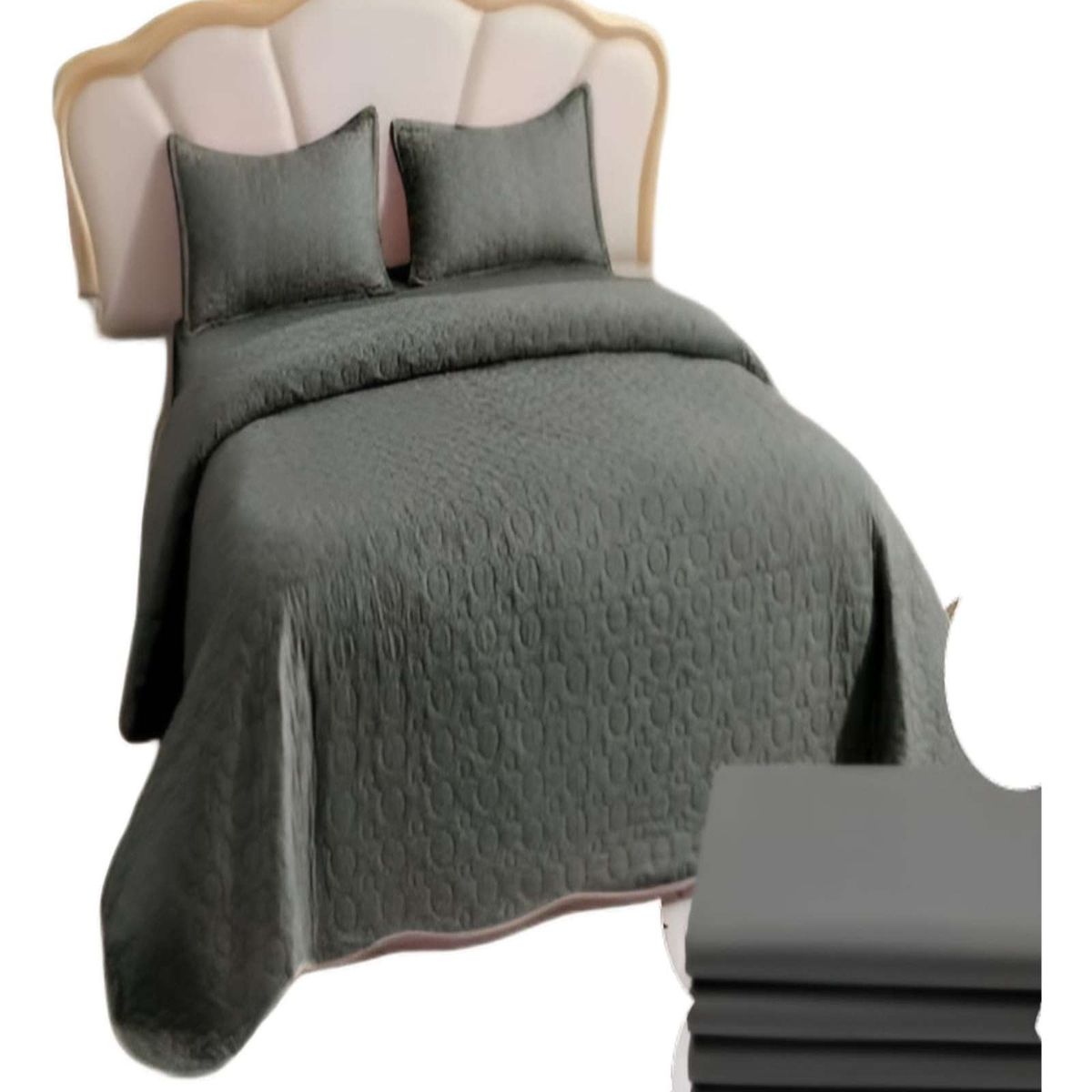 GENERICO - SET SABANA CON CUBRECAMA KING S141