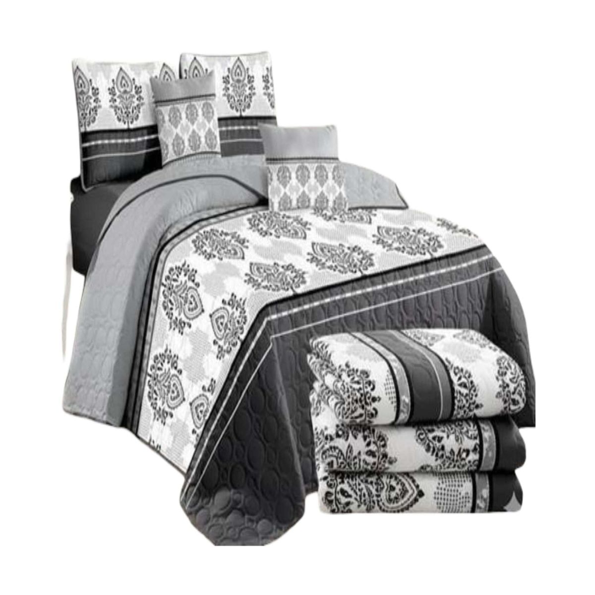 GENERICO - SET SABANA CON CUBRECAMA KING S128