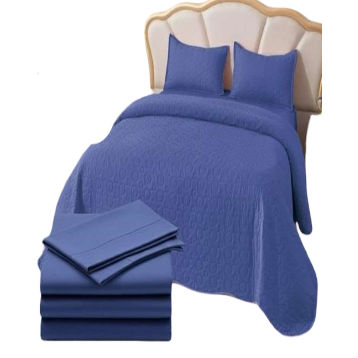 GENERICO - SET SABANA CON CUBRECAMA KING S140