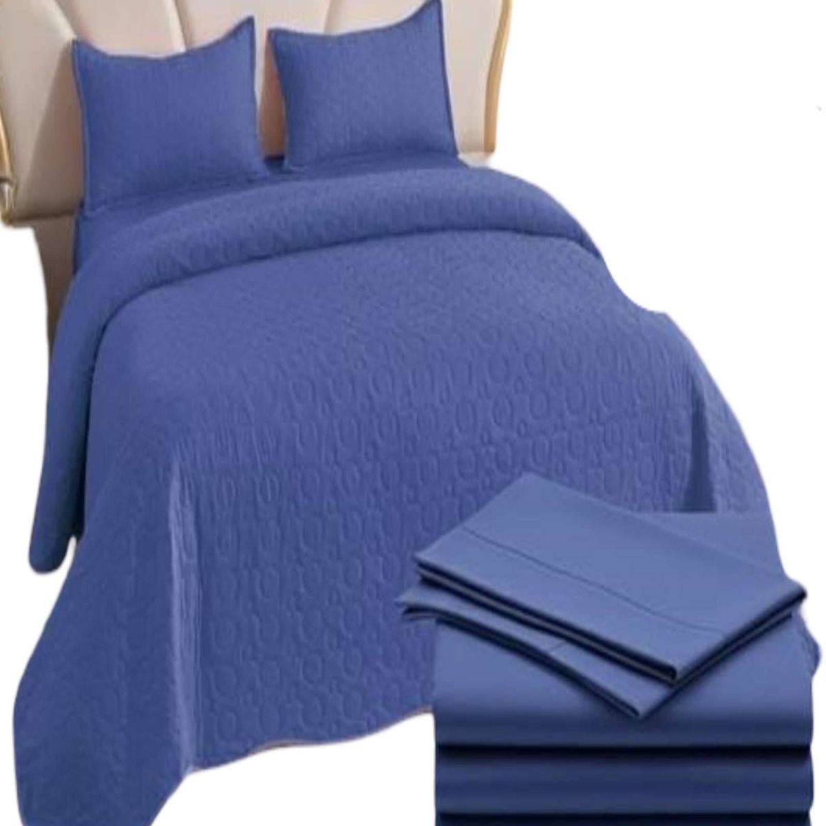 GENERICO - SET SABANA CON CUBRECAMA KING S140