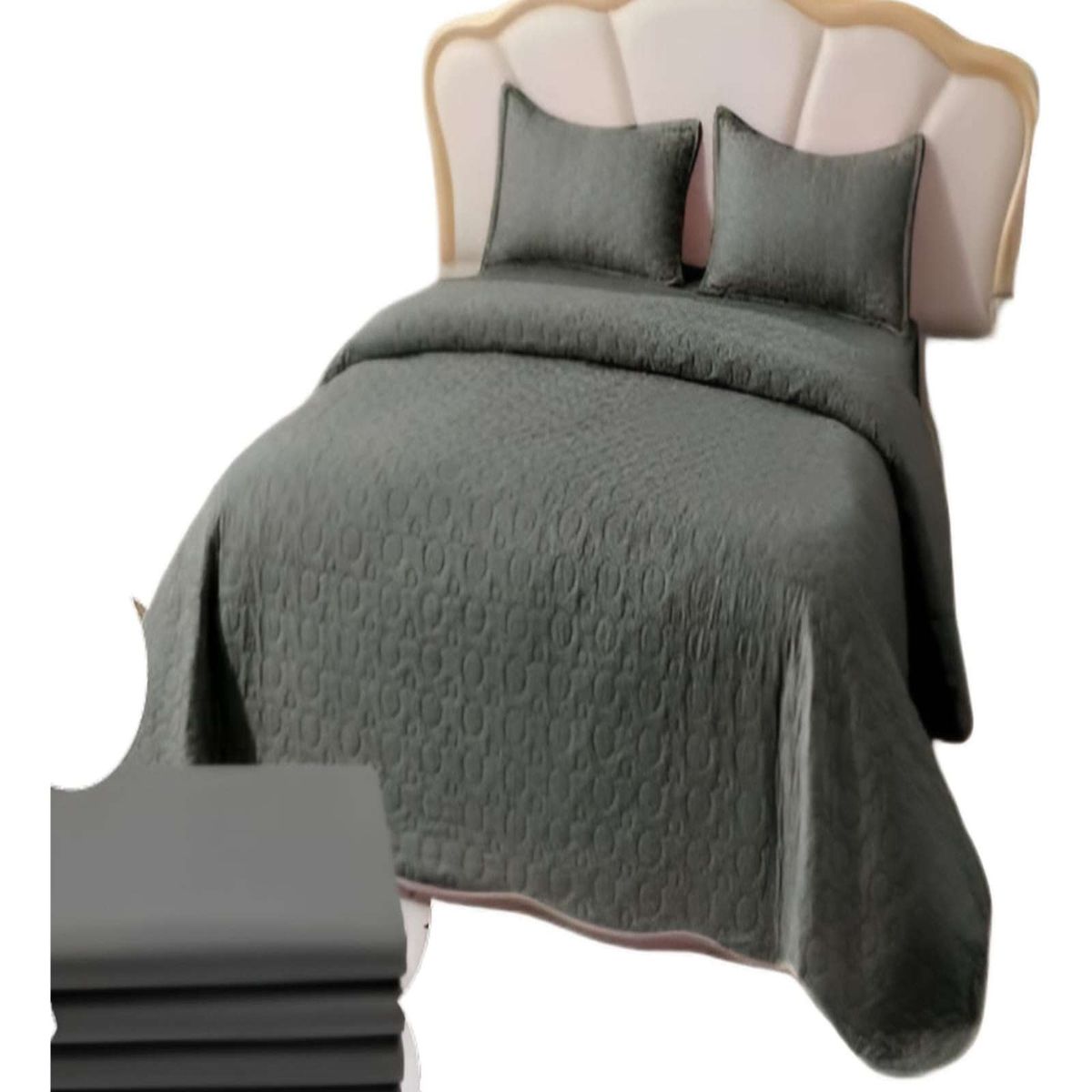 GENERICO - SET SABANA CON CUBRECAMA KING S141