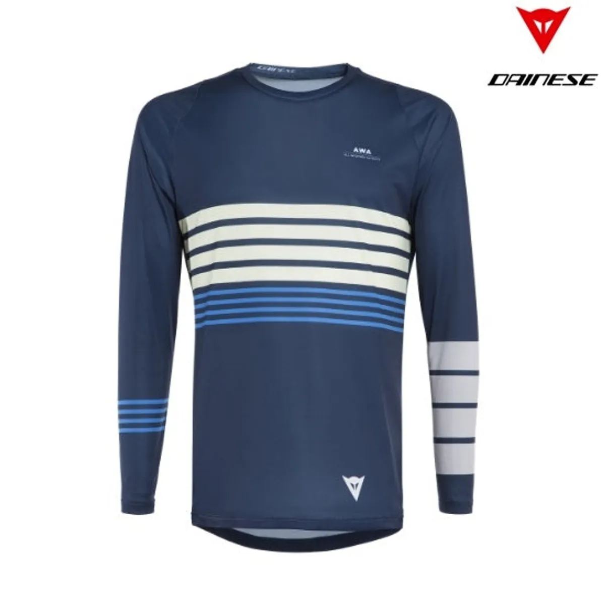 DAINESE - JERSEY DAINESE AWA JERSEY 2 BLACK-IRIS/BLUE-ASTER T/XL