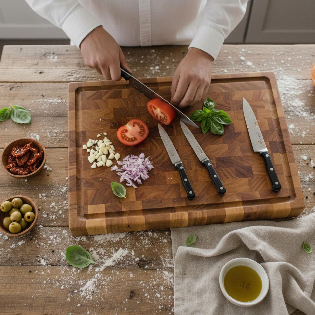 5FIVE - Set de Cuchillos 11 pcs con Afilador y Tijera 5Five