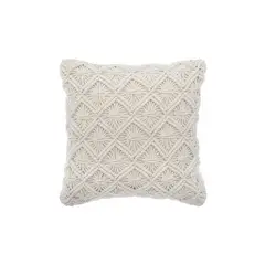 ATMOSPHERA - Cojín Ete Macrame 40 x 40 cm