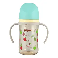 PIGEON - Biberon Softouch Apple 1 con Asa 240 ML