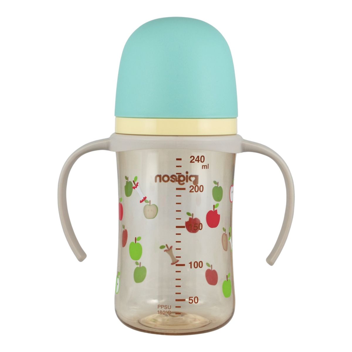 PIGEON - Biberon Softouch Pigeon Apple 1 con Asa 240 ML