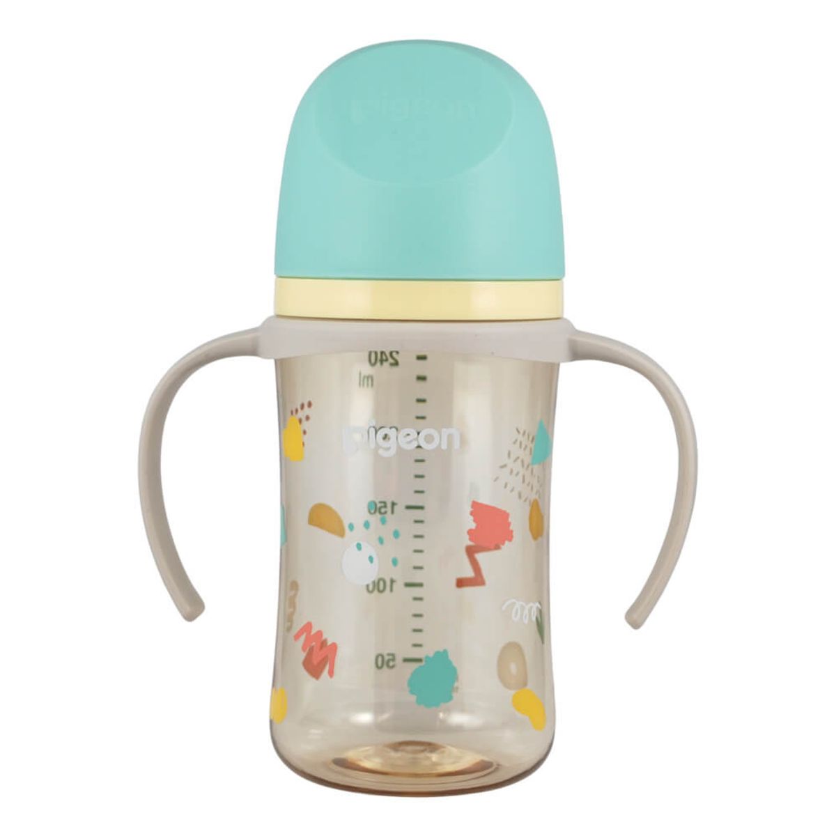 PIGEON - Biberon Softouch Pigeon Fiesta 1 con Asa 240 ML