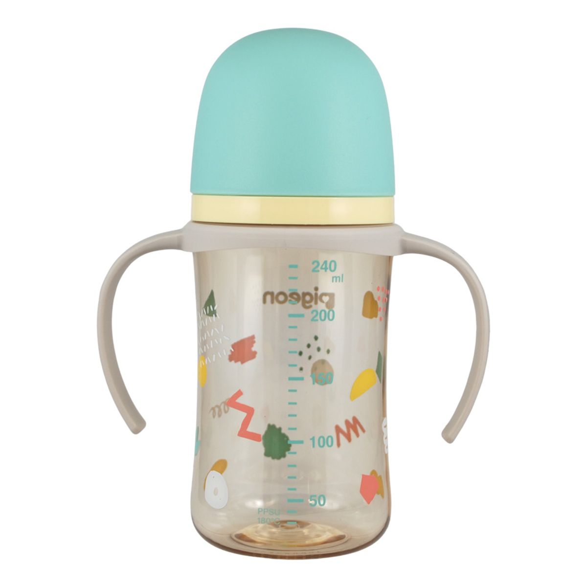 PIGEON - Biberon Softouch Pigeon Fiesta 1 con Asa 240 ML
