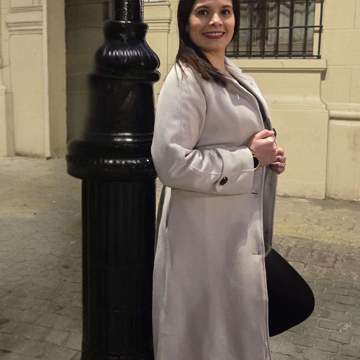 DANK - Abrigo Largo Mujer Chic