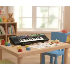 GENERICO - Teclado Musical Electrónico Infantil Con Micrófono 32 Teclas