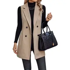 DANK - Abrigo Mujer sin mangas