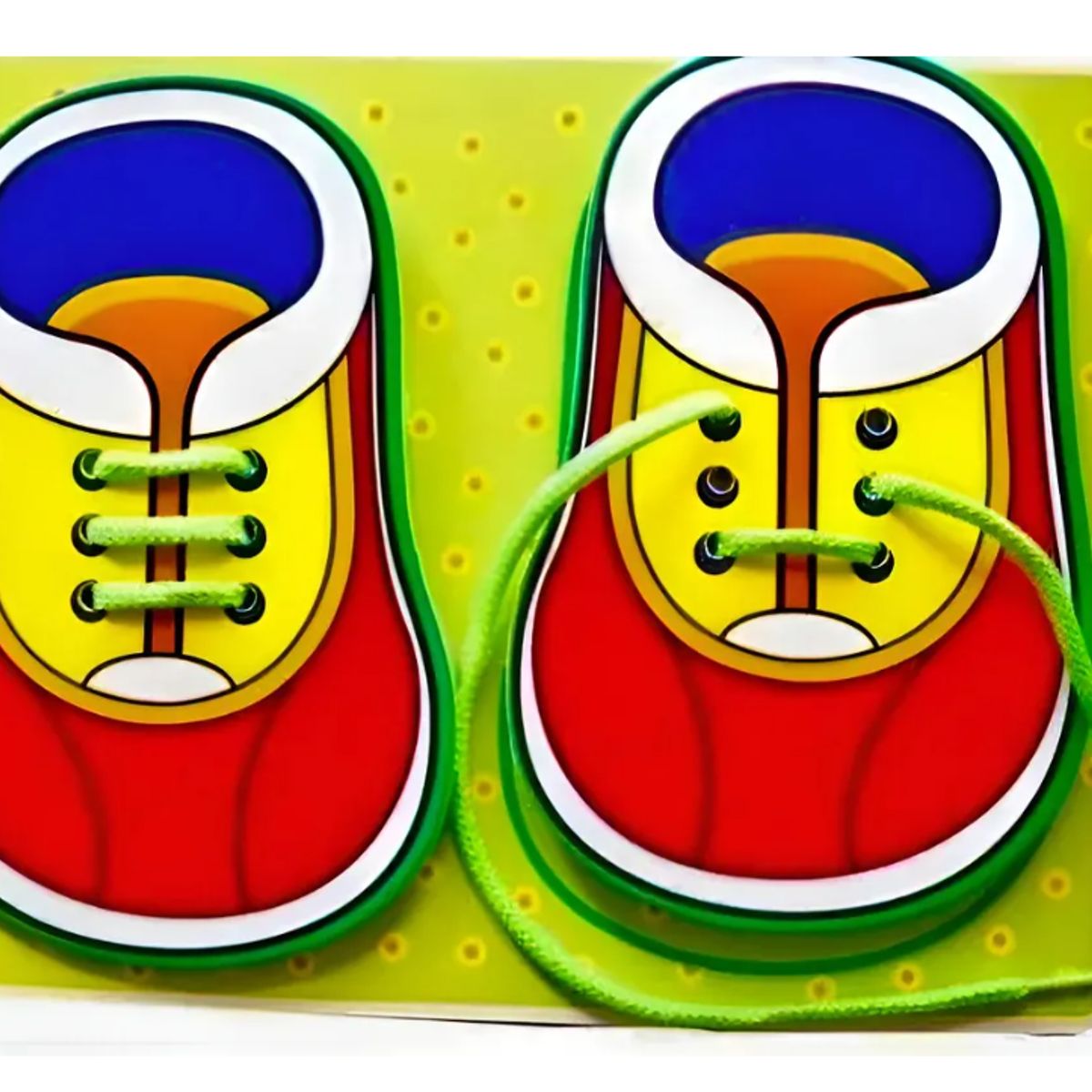 GENERICO - Zapato Didáctico Niños Aprende Atar Tus Cordones O Trenzas