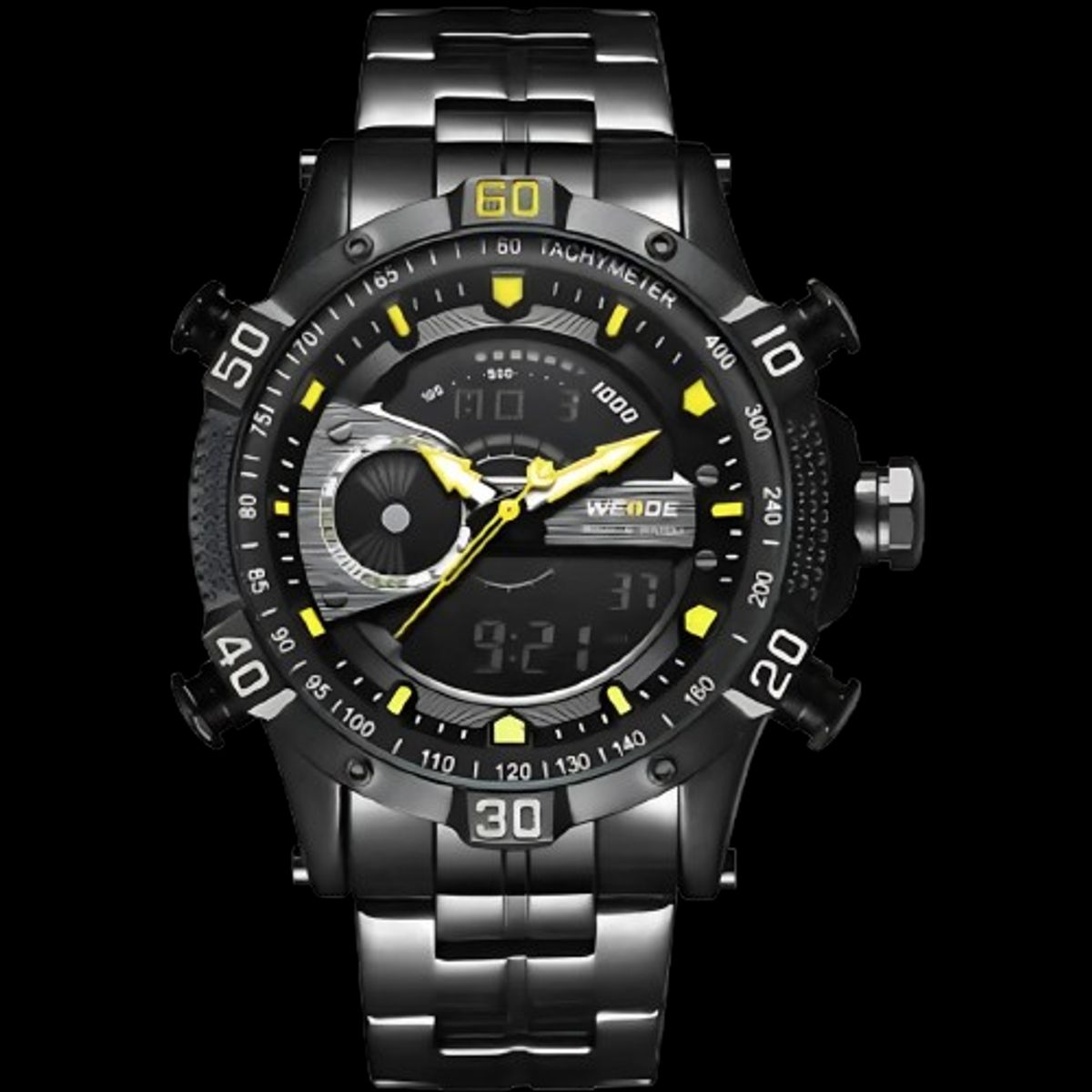 WEIDE - RELOJ WEIDE WH6902B-3C HOMBRE ANALOGO DIGITAL JAPAN