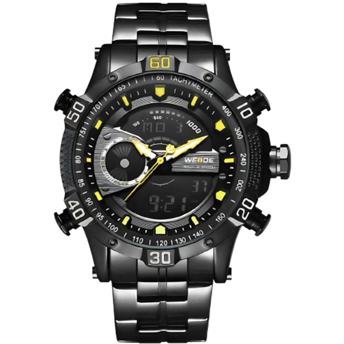 WEIDE - RELOJ WEIDE WH6902B-3C HOMBRE ANALOGO DIGITAL JAPAN