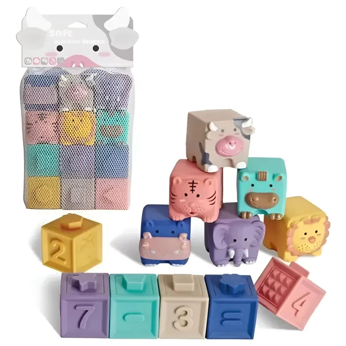 GENERICO - Bloques Y Cubos Para La Ducha Y Baño De Bebés Yo Niños