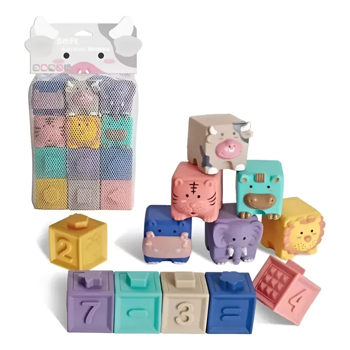 GENERICO - Bloques Y Cubos Para La Ducha Y Baño De Bebés Yo Niños