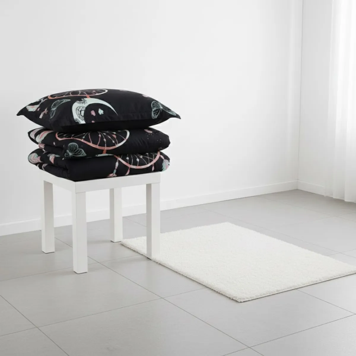 GENERICO - PLUMON COBERTOR PLUSH CON CHIPORRO 2 PLAZA NEGRO ATRAPA SUEÑO TF