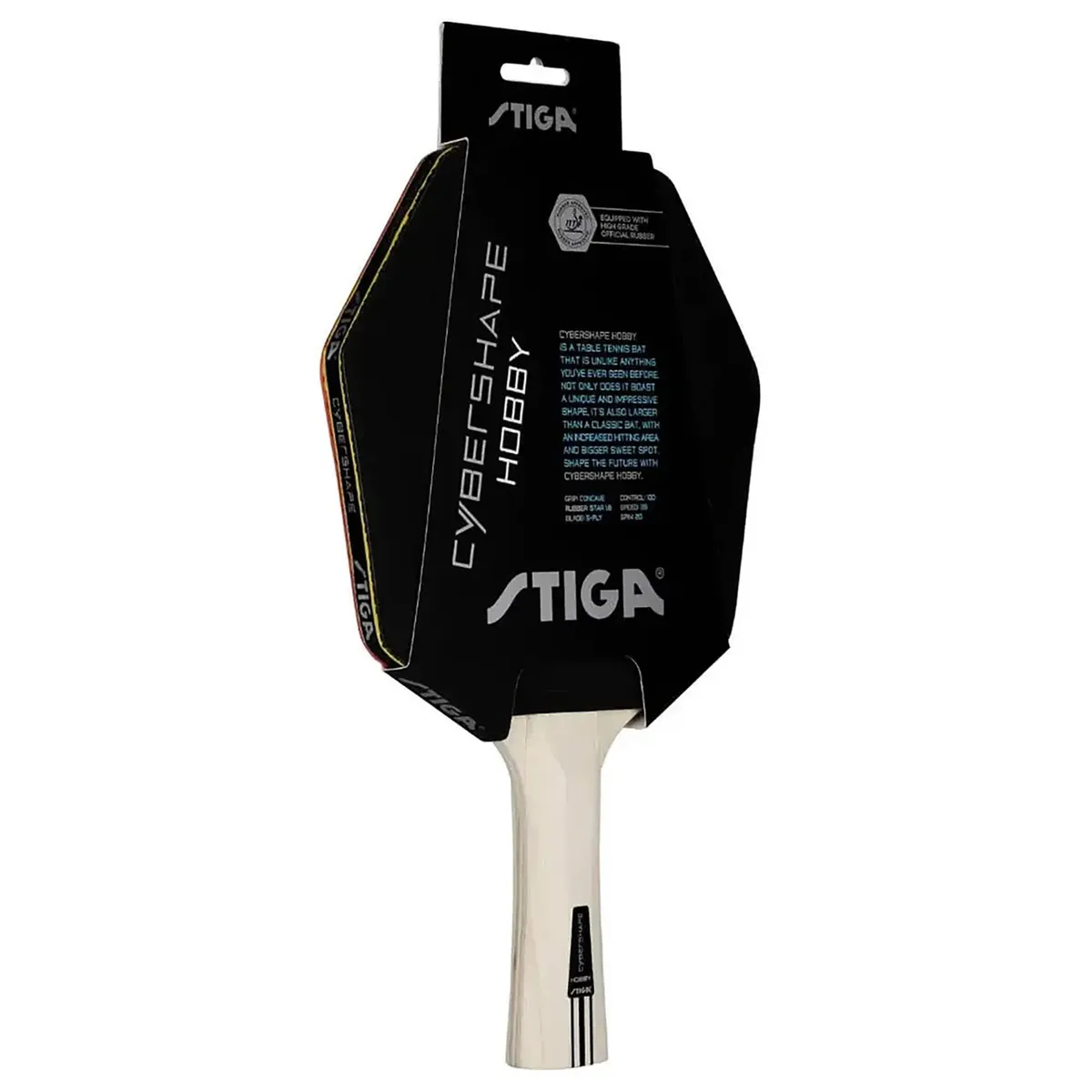 STIGA - PALETA DE TENIS DE MESA STIGA CYBERSHAPE HOBBY