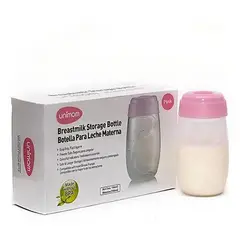UNIMOM - Botellas Para Almacenar Leche Materna 3 Unid X 150ml