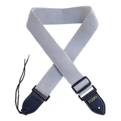 GENERICO - Correa RSBN Polypro Gray Para Guitarra O Bajo - Punta Cuero