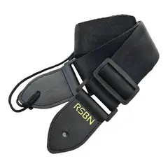 GENERICO - Correa RSBN Premium Seat Belt Guitarra O Bajo - Puntas Cuero