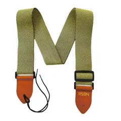 GENERICO - Correa RSBN Premium Tweed Para Guitarra O Bajo - Puntas Cuero