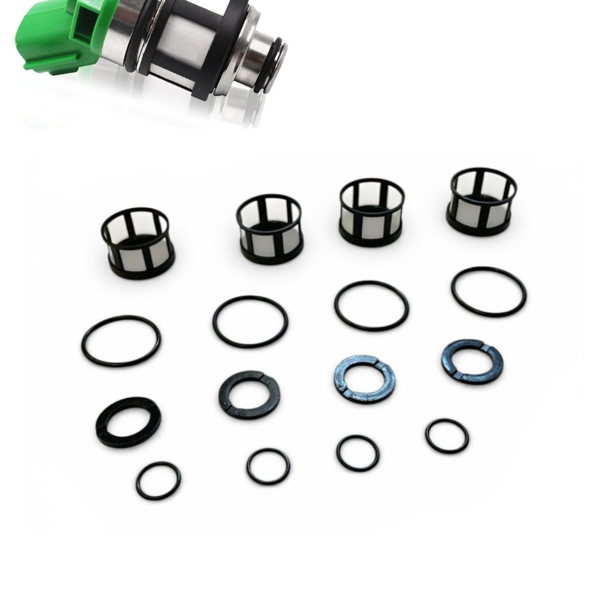 GENERICO - Kit De Gomas Inyectores Compatible Con Nissan D21