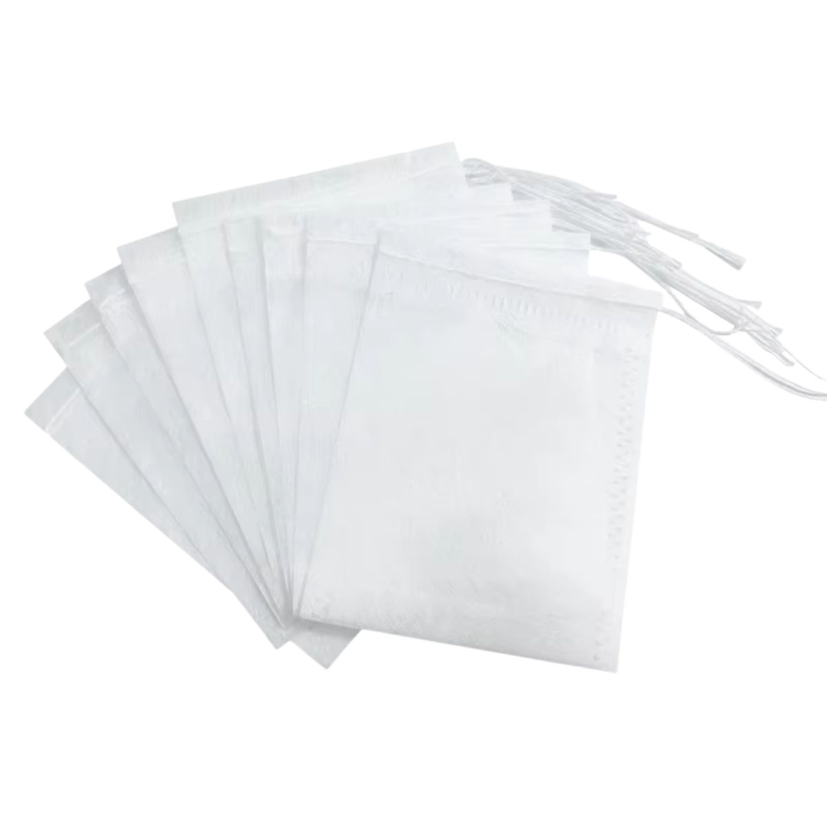 180 COMPOSTABLE - 100 Bolsitas Vacías De Té 5,5×7cm Fibra De Maíz, Desechables. 100% Compostables