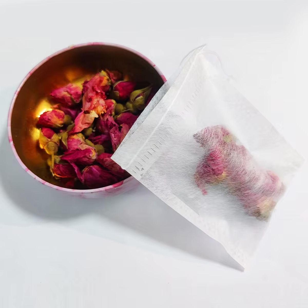 180 COMPOSTABLE - 1.000 Bolsitas Vacías De Té 5,5×7cm Fibra De Maíz, Desechables. 100% Compostables